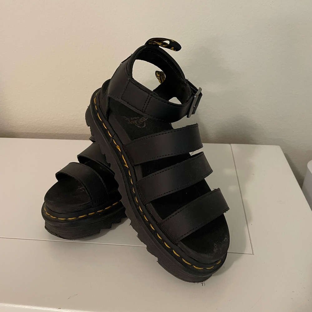 Dr. Martens Black Sandals